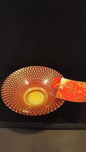 hand decorated candy dish Villa Collection new - Picture 1 of 5