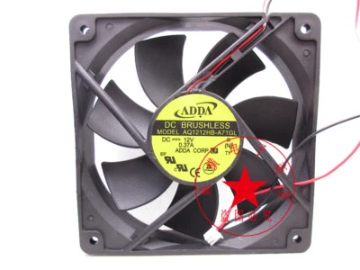 ADDA AQ1212HB-A71GL 12025 12CM DC12V 0.37A cooling fan - Image 1 of 3
