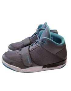 Nike Jordan Flight Club 90er Schuhe 602661-015 grau/grün Größe 12 Sneaker - Bild 1 von 9