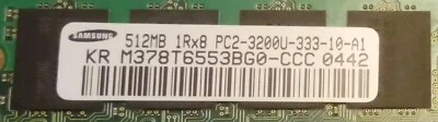 RAM - 512MB DDR2 667MHZ Desktop Computer Memory - Samsung M378T6553bg0-CCC-0442 - Image 1 of 2