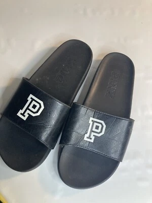 Victoria Secret ROSA "P" logo diapositivas blanco y negro 9/10 Foto 1 de 3