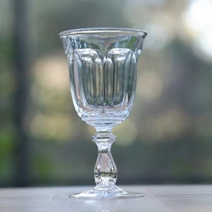 "Cáliz de agua transparente colonial Heisey 6 3/8" - Imagen 1 de 5
