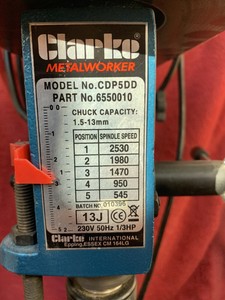 Clarke Bench Drill Industrial Drills 