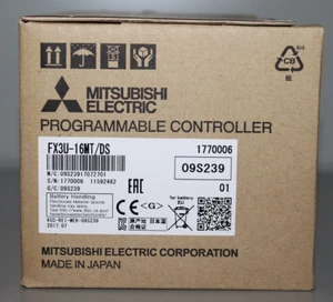 FX3U-16MT/DS 1 STÜCK NEU MITSUBISHI SPS PROGRAMMIERBARES CONTROLLER MODUL FX3U-16MT/DS - Bild 1 von 1