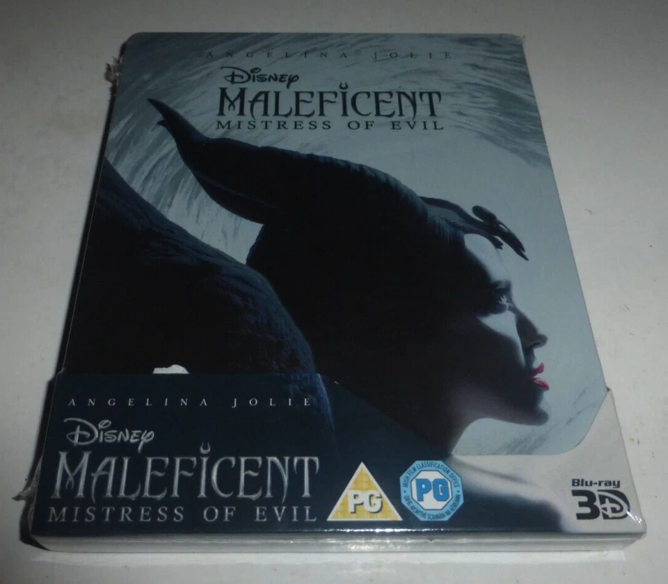 Maleficent Mistress of Evil 3d BD Stlbk Blu-ray Region - DVD 2rvg The