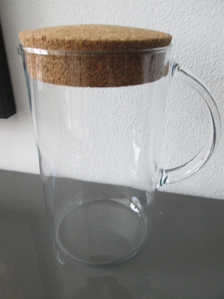 IKEA Glaskanne Glaskrug Glaskaraffe Krug Saftkrug Wasserkrug Milchkrug Kanne - Bild 1 von 4