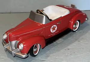Gearbox Collectible Texaco Star 1940 Ford Deluxe Coupe Red Pedal Car Piggy Bank - Picture 1 of 15