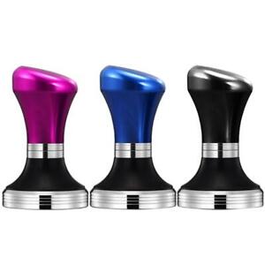 Coffee Tamper 58mm Espresso Tamper with Flat Stainless Steel Base Coffee Press