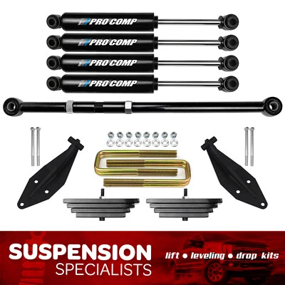 2.8" Front Leveling Lift Kit For Early 1999 Ford F250 F350 4X4 Dual Pro Comp Kit Foto 1 de 4