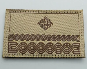 CROATIAN AIR FORCE RANKS, MAJOR BREAST RANK DESERT CAMO PATCH ! - Picture 1 of 2