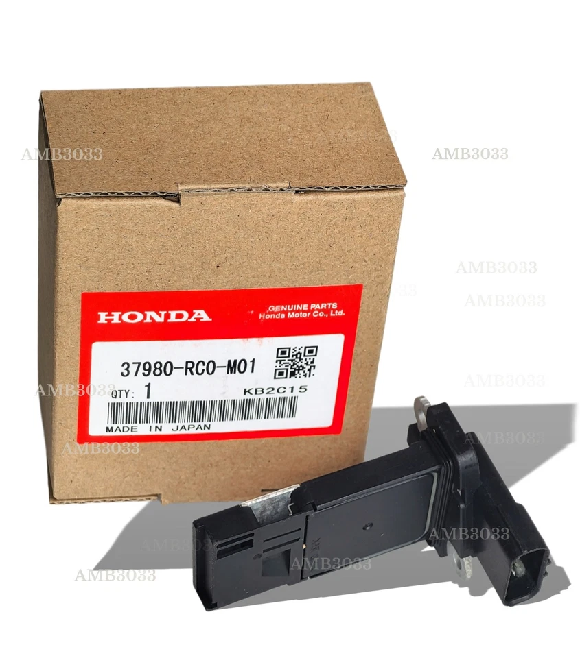 Sensor de flujo de aire de masa genuino para HITACHI Honda 37980RC0M01 para Civic Accord Fit Foto 1 de 4