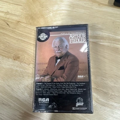 New! Arthur Fiedler POPULAR FAVORITES Cassette Tape - PLAY  RCA 1983 PDK2-1022 - Image 1 of 4