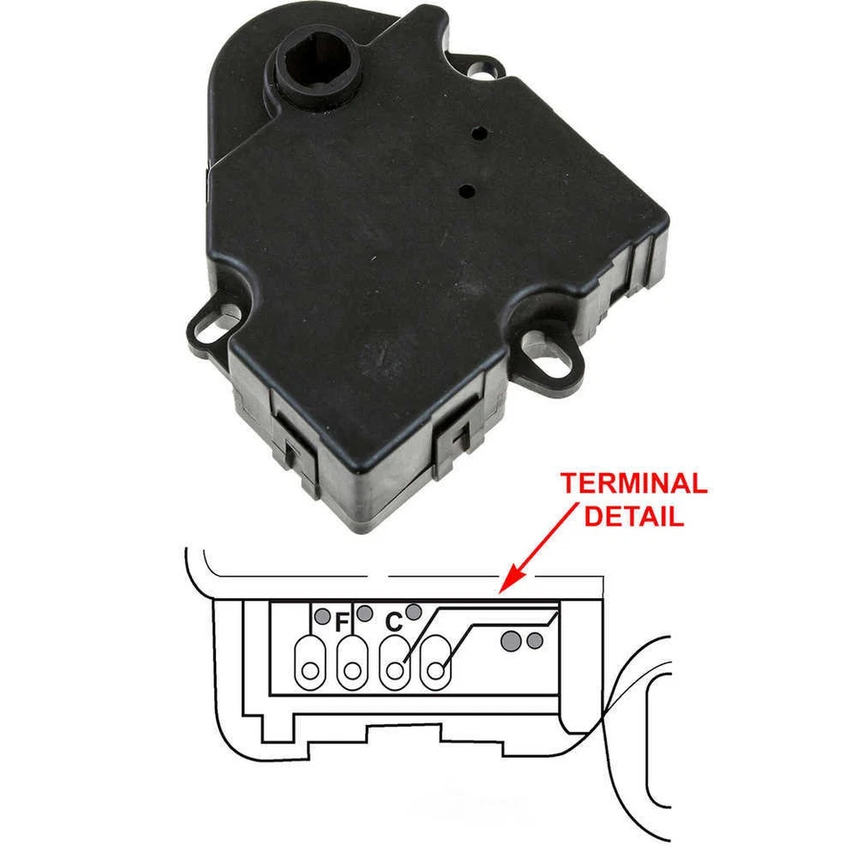 Actuador de aleta de aire para Jeep Grand Cherokee 1994-1998 1995 1996 1997 1712276 Foto 1 de 1