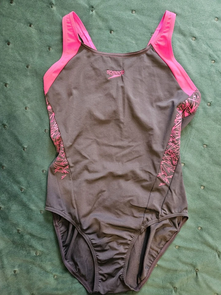 Speedo Women's Pink/Grey Swimsuit Size Eur 38. Brand New Without Tags - Image 1 of 4