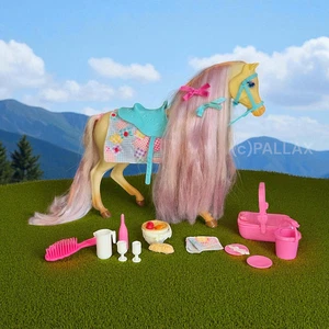 BARBIE 14879 PFERD NIBBLES MIT ZUBEHÖR / MATTEL 1995 - Bild 1 von 4