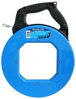 Ideal Industries 240 Ft. Blued-Steel Fish Tape With Blueview Display - Image 1 of 2