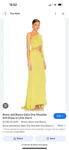 Bronx and Banco Dalia Cult Knit Cut Out Dress Long Maxi Gown Size M - Picture 1 of 7