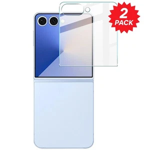 Protector de pantalla de cristal duro para Samsung Galaxy Z Flip7 5G 2x Back Screen 2.5D 9H - Imagen 1 de 8