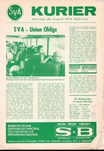 Cuaderno de programa de fútbol 73/74 RL SVA Gütersloh - Union Solingen - Imagen 1 de 1