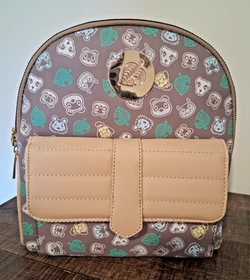 Nintendo Bioworld Animal Crossing 11” Mini Backpack Switch w/Sticky Notes NWTs - Image 1 of 4