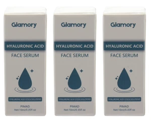 SELLADO 3 piezas suero facial ácido hialurónico glamoroso HYA, 1,05 oz (0,35 oz x 3) 10 ml ea - Imagen 1 de 4