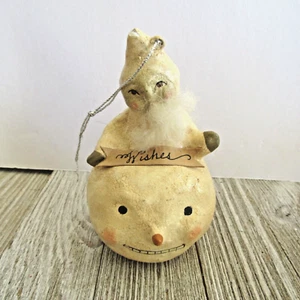 Vintage Nicol Sayre Collection 2005 Winter/Santa/Moon/Snowman Figurine Ornament - Picture 1 of 5