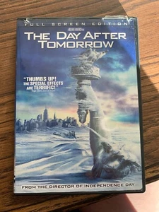 The Day After Tomorrow DVD Full Screen Dennis Quaid Sci Fi Movie - Picture 1 of 4