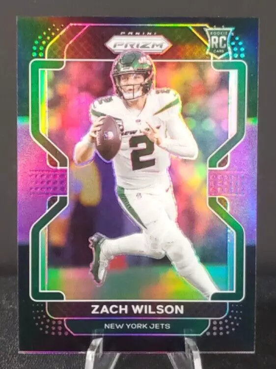 2021 Panini Chronicles Prizm Black Purple /199 - ZACH WILSON PB-2 - RC