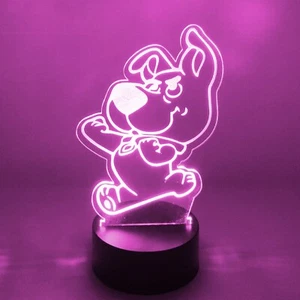Scrappy-Doo 3D LED Night Light Lamp w/Remote Free Shipping - Picture 1 of 11