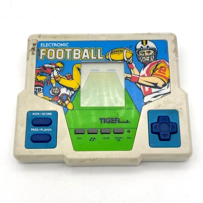 Vintage Handheld Football Video Game Tiger Electronics 1987 Retro Electronic VTG - Image 1 of 4