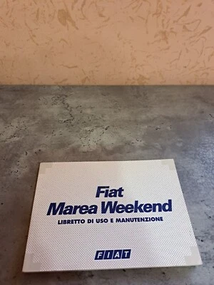 FIAT MAREA WEEKEND LIBRETTO DI USO E MANUTENZIONE 3 EDIZIONE - Immagine 1 di 3