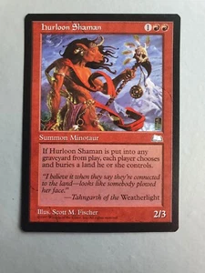 Hurloon Shaman, MTG Weatherlight (1997) Uncommon Red Creature NM - Picture 1 of 2