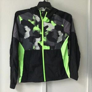 Russell Youth Size XXL 18 Black Long Sleeve Rain Light Jacket Hoodie NWT - Picture 1 of 11