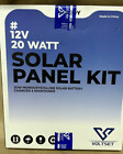 Voltset 12v 20 Watt Solar Panel Kit Charger And Maintainer