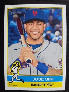 2025 Topps Heritage Jose Siri SP #460 Mets - Picture 1 of 2