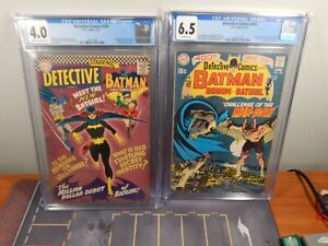 Detective Comics #359 1st Appearance of Batgirl CGC 4.0 & DC Batman #400 CGC 6.5