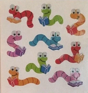 Sandylion Prismatic Sticker -Insect Assorted -1 strip (3 mod)-10407 - Picture 1 of 2