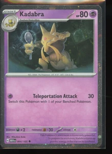 Kadabra 064/165 Near Mint Cosmos Holo Pokemon TCG Scarlet and Violet 151 Promo - Picture 1 of 2