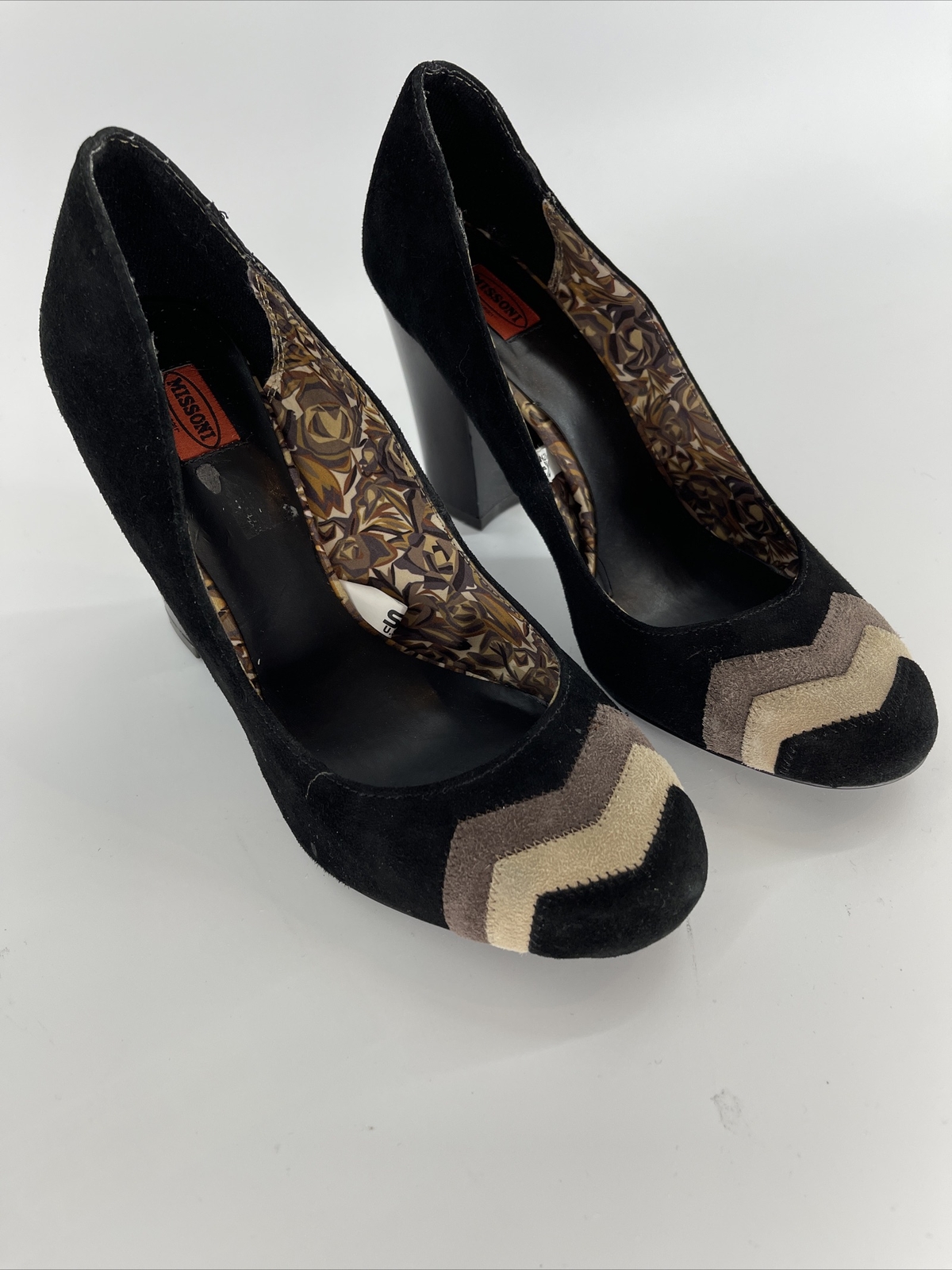 target black suede heels