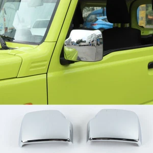 2x Cubierta de espejo retrovisor lateral exterior ABS cromada para Suzuki Jimny 2019-2022 - Imagen 1 de 9