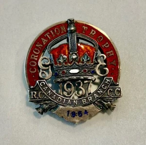 Krönungspokal 1937 R.C.C. Curling Club Canadian Branch 1962 Bonspiel Pin - Bild 1 von 2