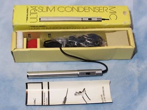 Vintage NOS Realistic Cat No. 33-1050-A Ultra Slim Condenser Microphone - Picture 1 of 5