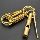 Handwork Brass Quick Release Key Ring Buckle Clip Clasp Hook Whistle Ear Spoon 8