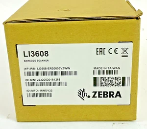 ZEBRA LI3608-ER20003VZWW BARCODE SCANNER - Picture 1 of 7