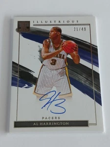 2020-21 Panini Impeccable Al Harrington */49 Illustrious Ink Auto #IL-ALH Pacers - Picture 1 of 2