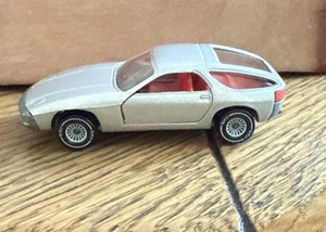 Vintage Diecast SIKU PORSCHE 928  - Silver/Red Interior -Made in West Germany - Picture 1 of 11