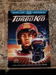 Turbo Kid (2015) Blu Ray/DVD OOP 3-Disc Ultra Turbo-Charged Collector's Edition - Picture 1 of 7