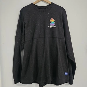 New With Tags Disney Parks Pride Black Glitter Spirit Jersey Unisex Size XL - Picture 1 of 8