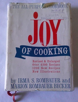 Vintage JOY of COOKING 1967 Irma S Rombauer Marion Rombauer Becker HBwDJ - Image 1 of 4