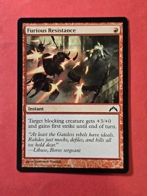 2013 Magic The Gathering Gatecrash #93 Furious Resistance, C, NF, cd1 - Image 1 of 3